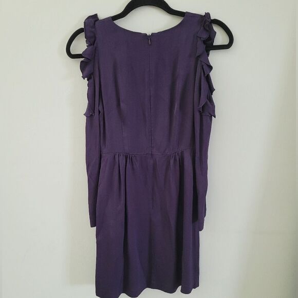 Club Monaco plum dress with cut-out sleeves Size 00 - Picture 10 of 16